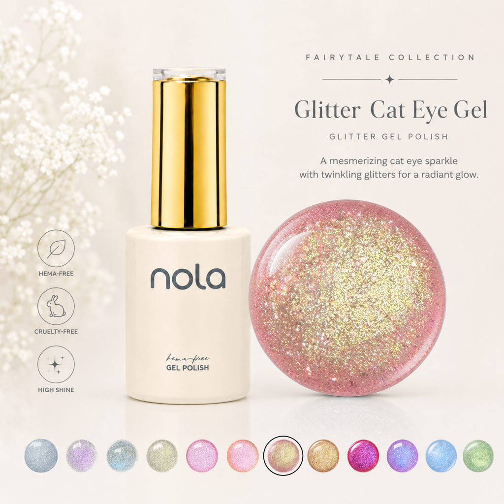 NOLA GEL POLISH FAIRYTALE CAT EYE COLLECTION 15ML - #7